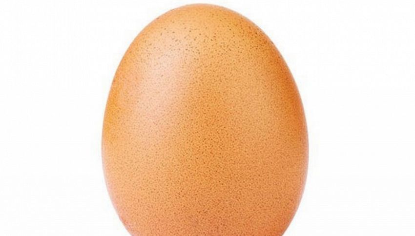 Un uovo ha battuto tutti i record di like su Instagram