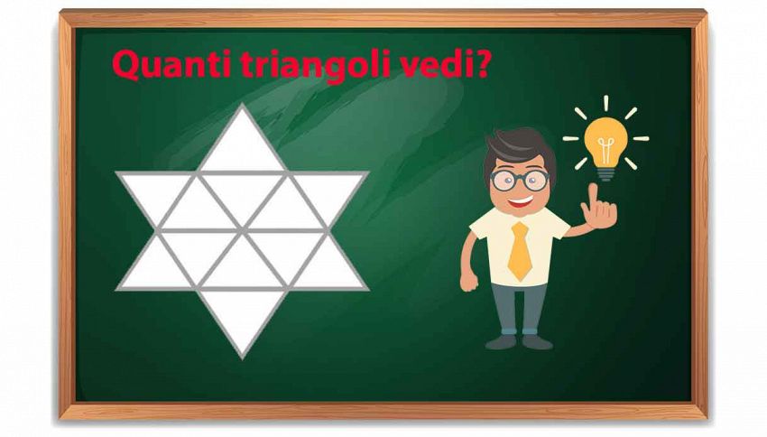 Quanti triangoli vedi? Il 95% delle persone sbaglia risposta