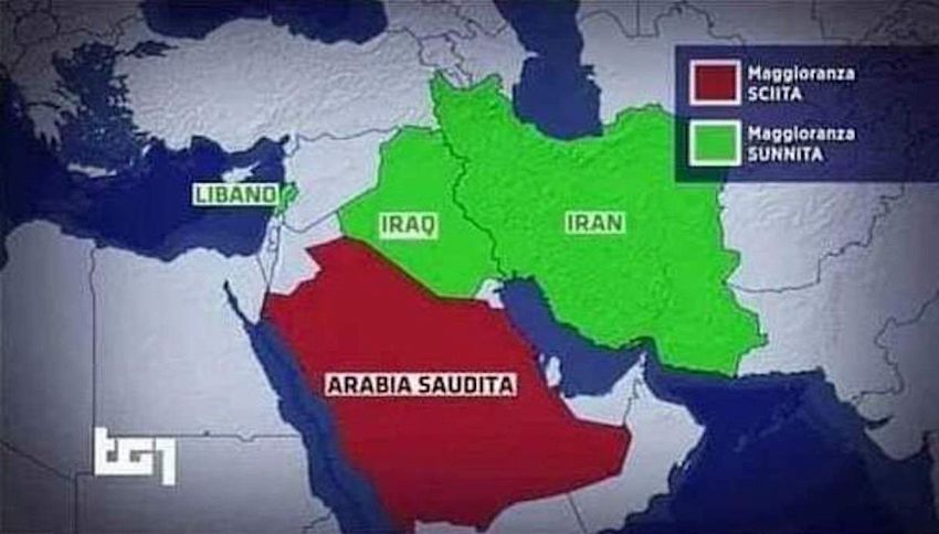 Errore del Tg1: in onda mappe sbagliate del Medio Oriente