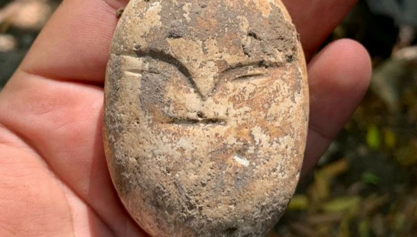 Scoperta a Molfetta una scultura in pietra di 7mila anni