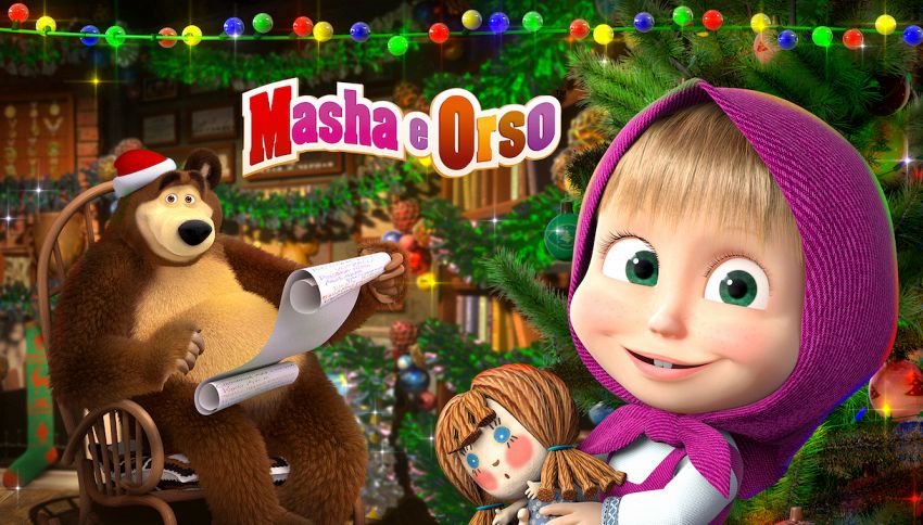 A Natale arriva un canale interamente dedicato a 'Masha e Orso'
