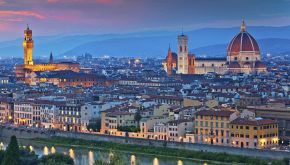 Firenze illuminata contro il cambiamento climatico