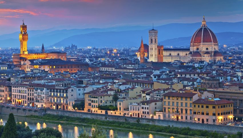 Firenze illuminata contro il cambiamento climatico