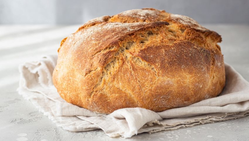 Pane senza impasto, basta una pentola con coperchio: come farlo