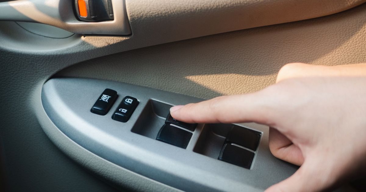 Power window. Power Window button. Car Center Control USB.