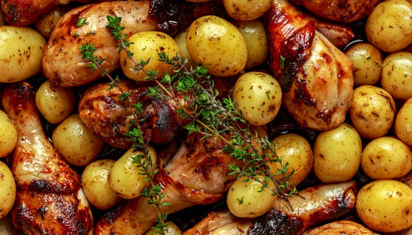 Non abbinare il pollo con le patate: l'errore da non fare per lo stomaco