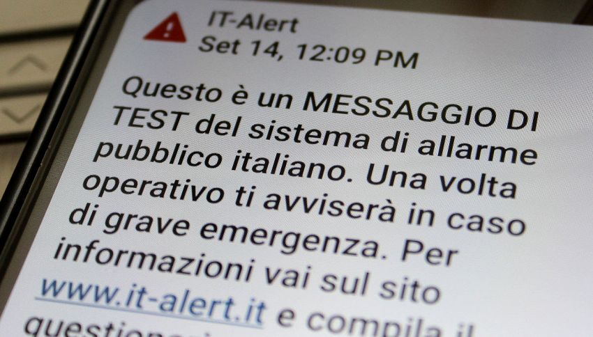 Italert, SMS di allerta protezione civile: cosa fare se lo ricevi