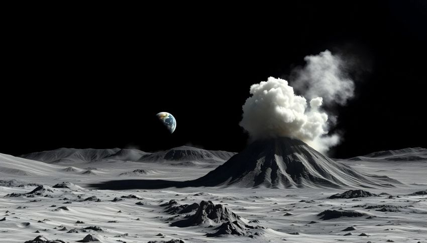 Grande eruzione vulcanica sulla Luna: ecco cosa può accadere sulla Terra