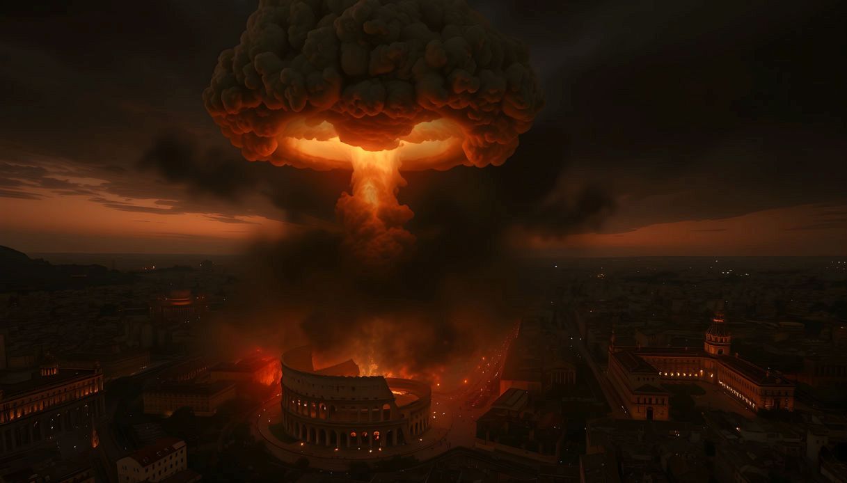 Se la bomba atomica colpisse Roma: la mappa interattiva mostra uno scenario apocalittico