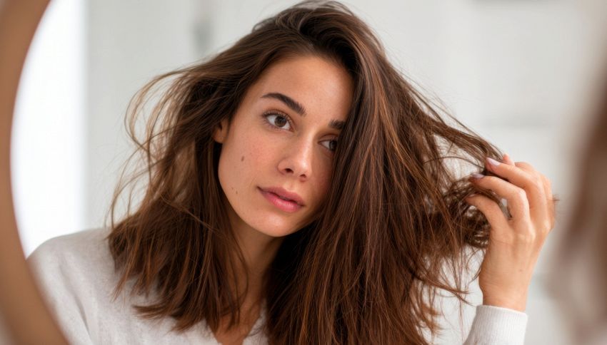 Avvolgere i capelli nella carta stagnola prima di andare a dormire : il trucco per modellarli e ridurre l'effetto crespo