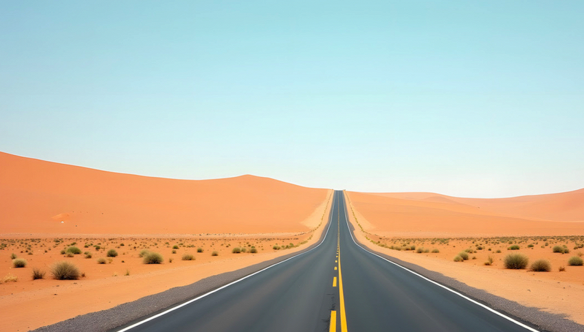 La strada più dritta del mondo: 256 km senza toccare il volante (e non è in Australia)