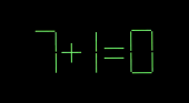 7 + 1 = 0? L&rsquo;indovinello dei segmenti che inganna tutti (ma la soluzione &egrave; geniale)