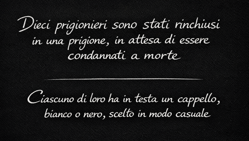 Dieci prigionieri, cappelli bianchi o neri: l'indovinello logico usato da Google per assumere