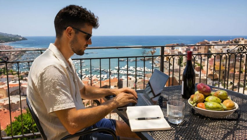 Ti pagano fino a 30mila euro per lavorare da remoto da questa regione italiana sul mare: l'incentivo che spinge a trasferirsi al Sud