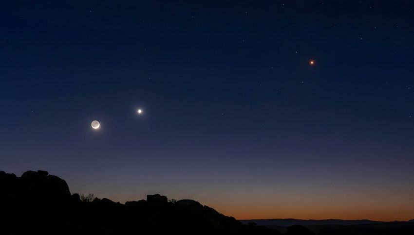 Luna, Venere e Marte daranno spettacolo: tre "baci celesti" illumineranno il cielo di giugno