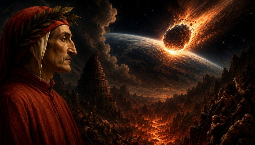 Una profezia nell'inferno di Dante? L'ipotesi dell'impatto cosmico di un asteroide nascosto nella Divina Commedia