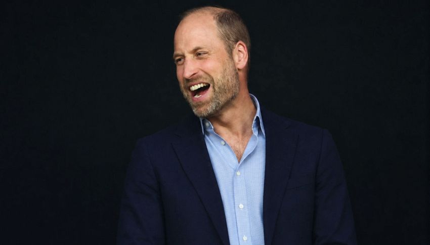 Il principe William vede un asciugacapelli e stupisce tutti con una battuta impertinente