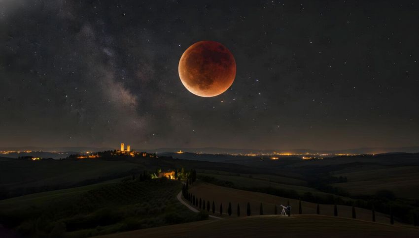 Eclissi di Luna del 28 agosto, dove vederla al meglio in Italia: la mappa dei luoghi imperdibili