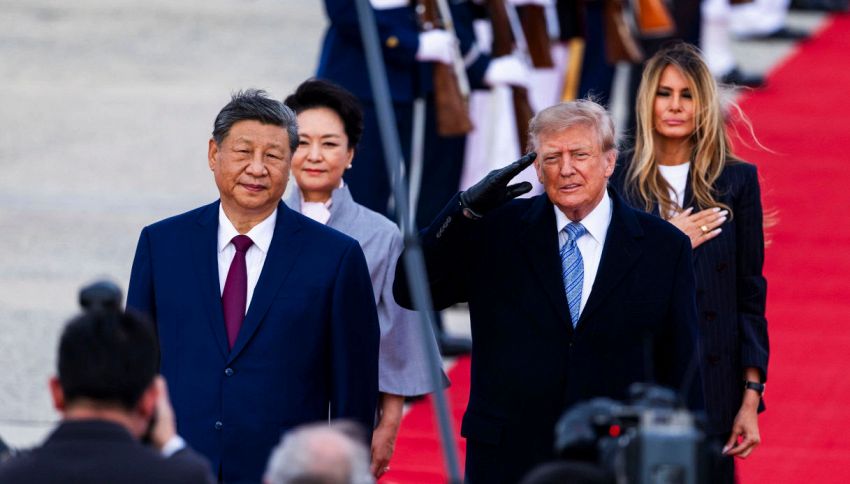 Donald Trump compie un gesto estremamente raro in occasione della visita di stato di Xi Jinping