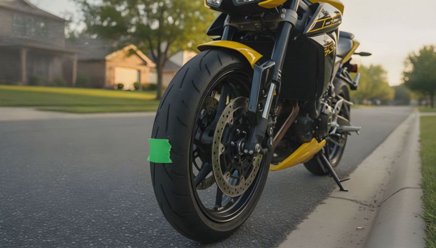 Metti sempre del nastro adesivo sulle ruote della tua motocicletta: a cosa serve e perch&egrave; dovresti farlo