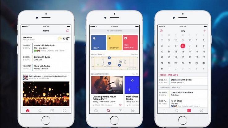 Facebook Eventi, l’app per scoprire cosa accade nelle vicinanze