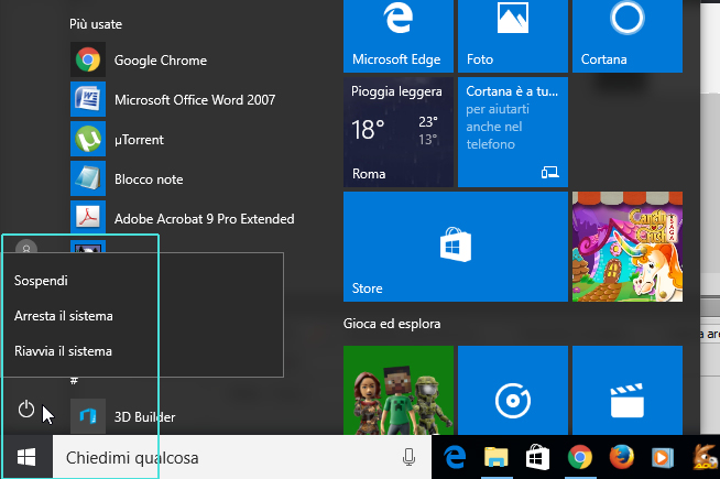 Ogni tanto ricordarsi di spegnere o riavviare Windows