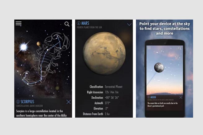 Ricevere una lezione di astronomia
