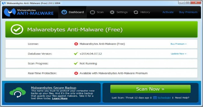 Malwarebytes Anti-Malware