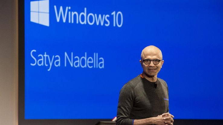 Satya Nadella e Windows 10