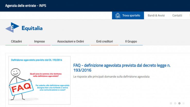 Equitalia sotto attacco, il sito internet finisce KO