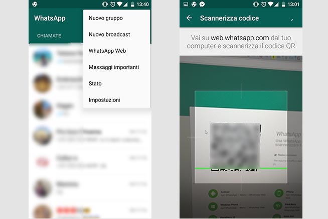 Fase 3: lanciare WhatsApp sullo smartphone
