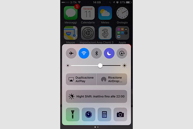 Attivare la funzione Non Disturbare sull’iPhone
