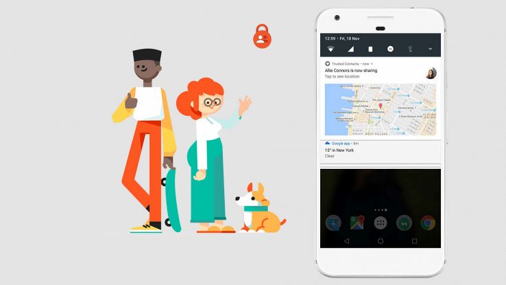 Google Contatti Fidati, l'app per avvisare amici in caso di pericolo