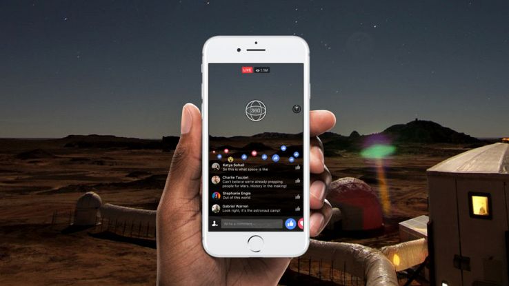 Facebook diretta streaming video 360