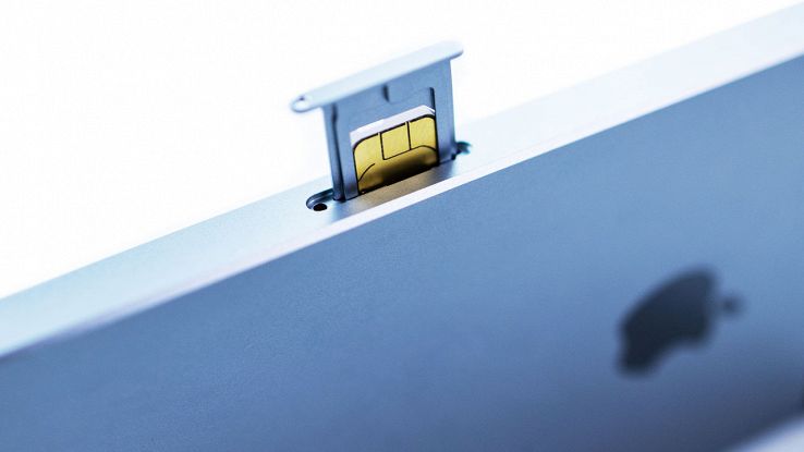 SIM inserita nell'iPhone