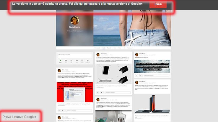 Google si sbarazza dell'interfaccia classica di Google+