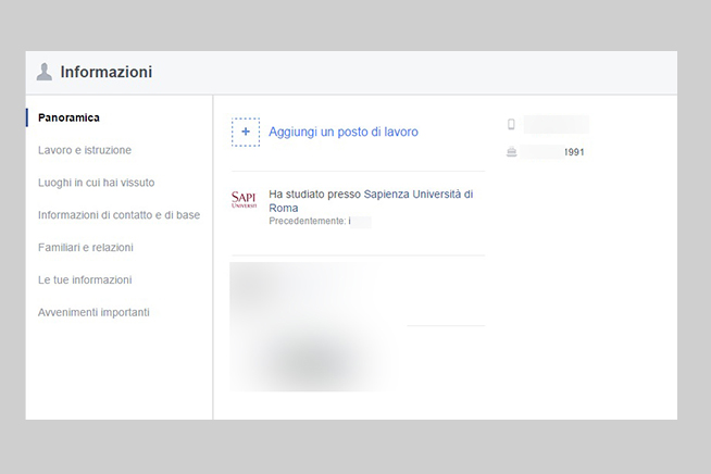La data di nascita