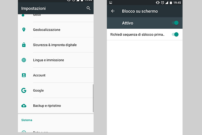 Fissare le applicazioni