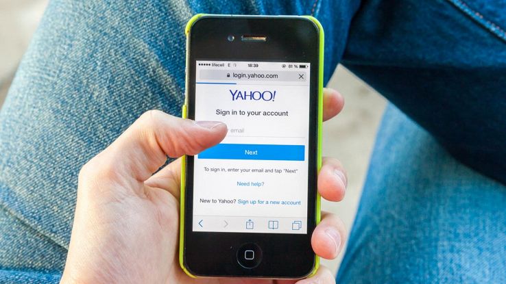 Accesso a Yahoo da smartphone