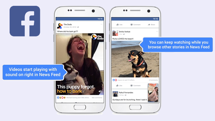 Facebook lancia la funzione Storie. Novità anche per i video