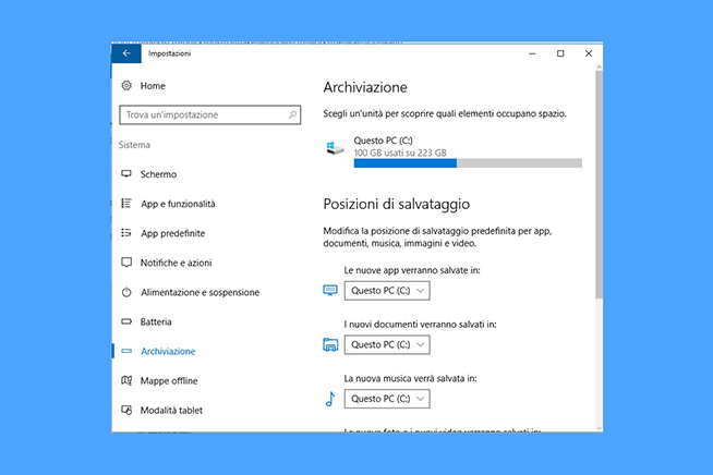 Dove installare le applicazioni