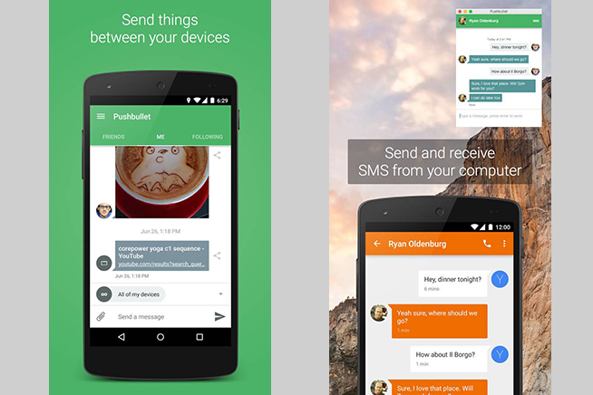 Pushbullet, per inviare dati tra PC e smartphone