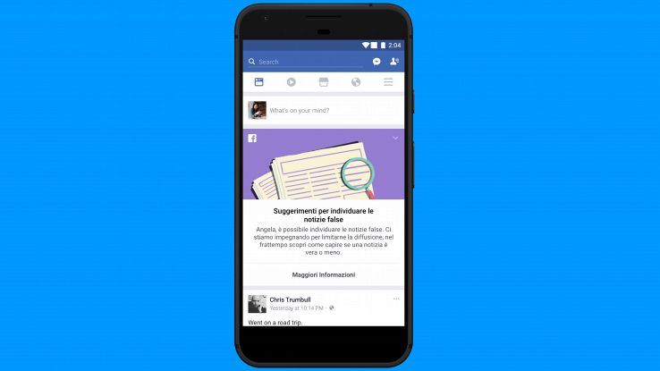 Fake news, arriva lo strumento educativo di Facebook