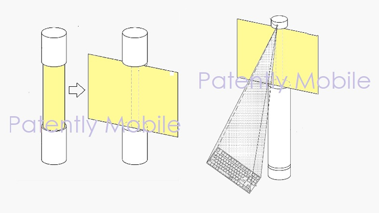 Samsung brevetta un device mobile con telecamera 360° e proiettore