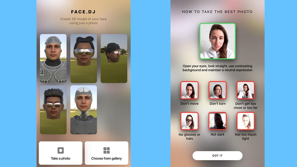 Facedj I Selfie In 3d Sono Alla Portata Di Tutti