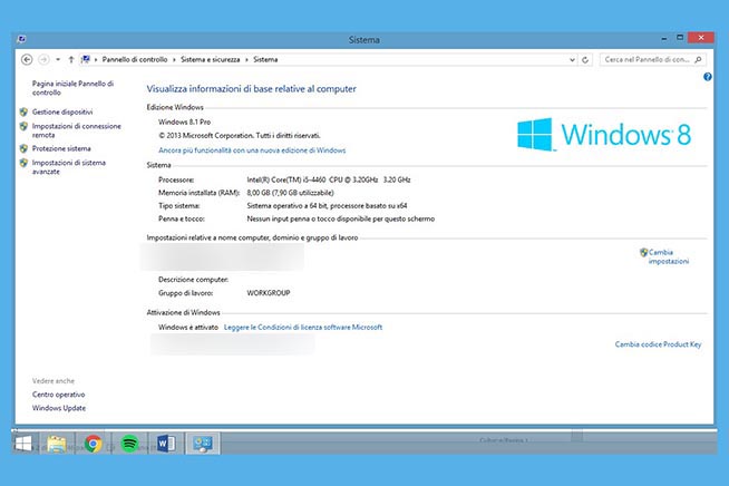 Windows 8 o Windows 8.1