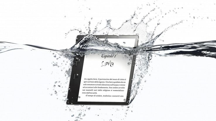 Kindle Oasis, è resistente all'acqua