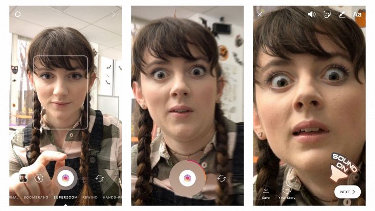 Instagram lancia il Superzoom