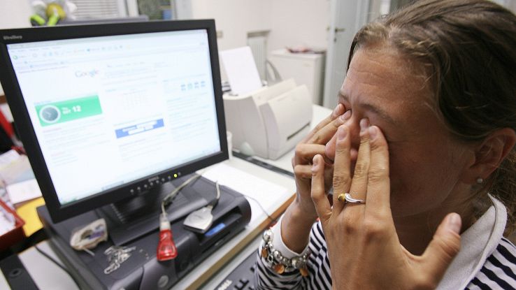Sindrome occhio secco, colpa di computer