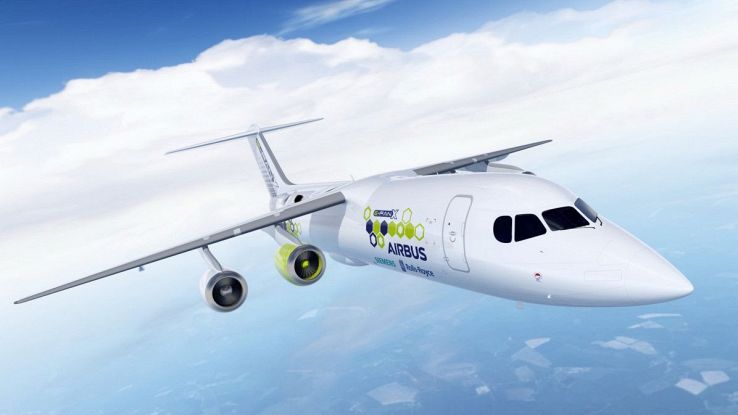 Aereo ibrido di Airbus, Rolls, Siemens